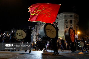 Muharram mourning ceremony at Tehran’s Moniriyeh Sq.