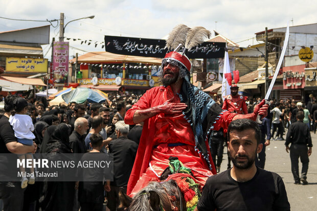 مراسم عزاداری سوم امام حسین (ع) - طاهرگوراب