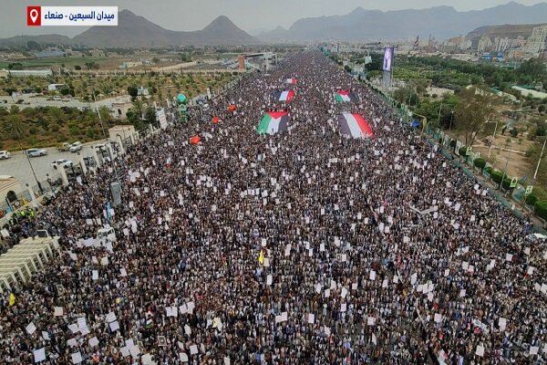 اليمن... مسيرات حاشدة في العاصمة اليمنية صنعاء دعما لفلسطين