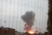 حمله هوایی رژیم صهیونیستی به بندر «الحدیده» یمن+ عکس