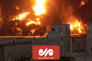 تصاویری از حمله اسراییل به بندر الحدیده یمن
