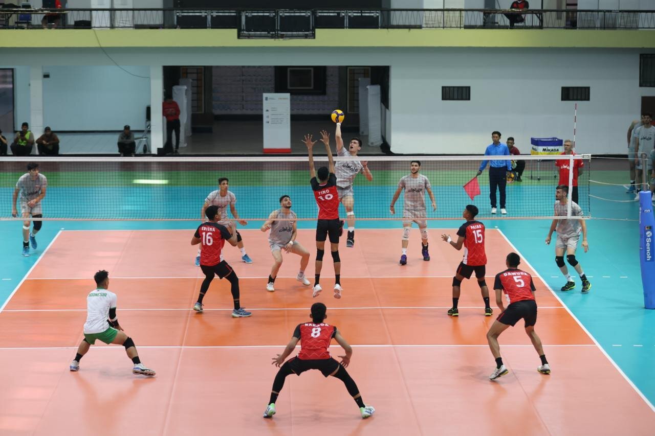 Iran U20 Volleyball team down Indonesia in friendly