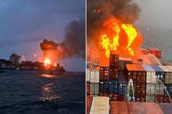 Cargo ship catches big fire off India’s Goa coast: Report