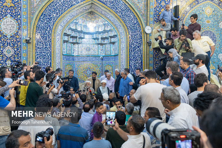 حضور سعید جلیلی در بازار بزرگ تهران