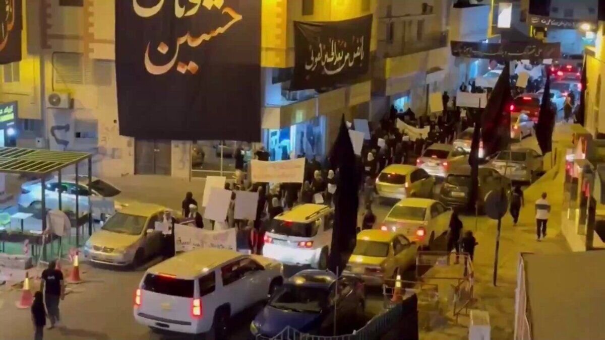 مظاهرات في البحرين منددة بجرائم الكيان الصهيوني