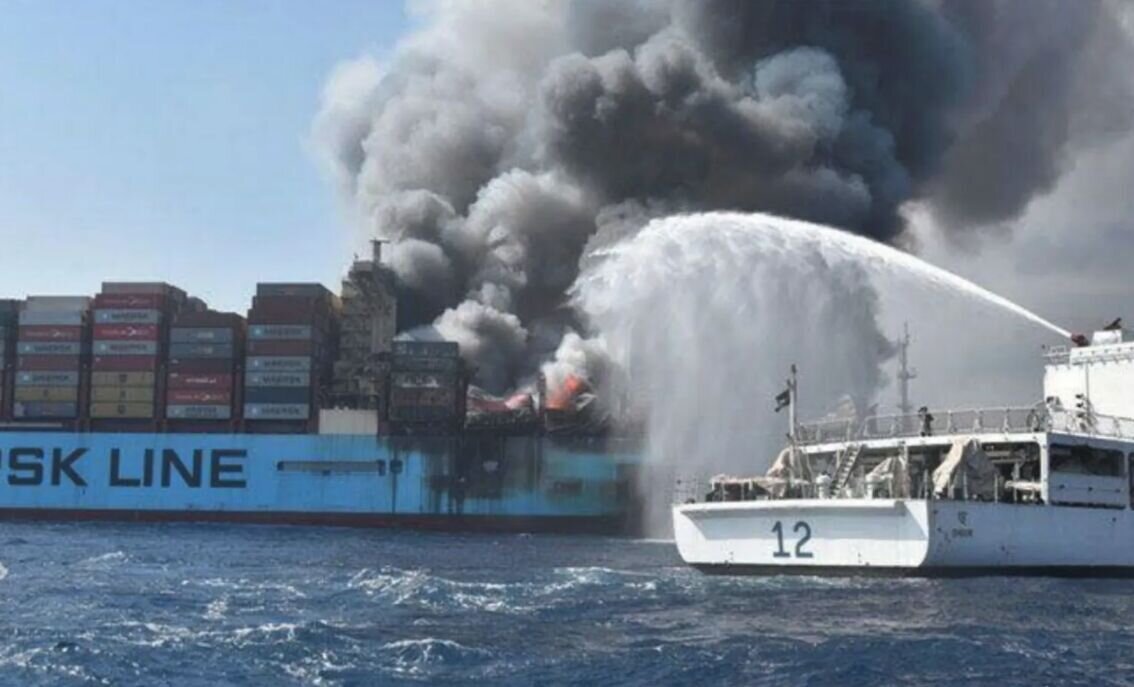 Israel-linked ship still burning 2 days after Yemen’s attack
