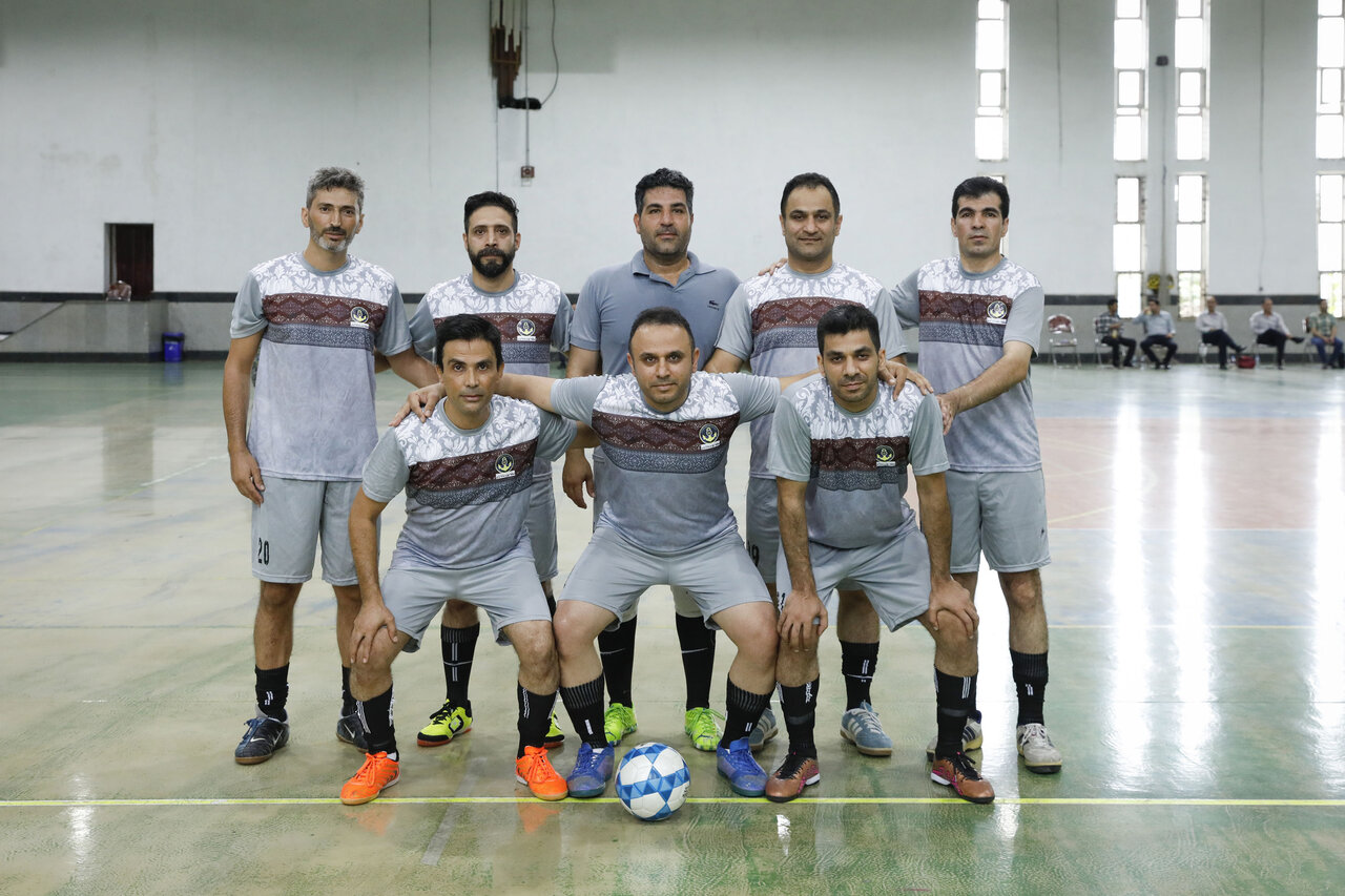 بازی فوتسال بین تیم های منطقه چهارم نداجاو کارکنان ناوSB45 روسیه