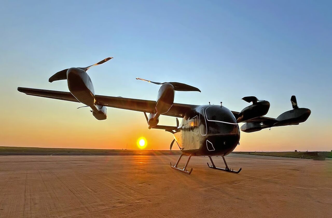 تاکسی هوایی جدید با ۸ پروانه رونمایی شد