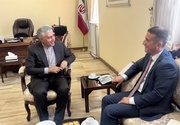 سفیر آذربایجان در ایران با مدیرکل اوراسیای وزارت خارجه دیدار کرد