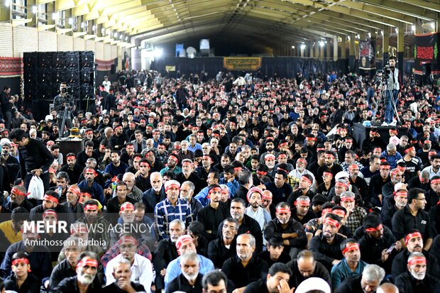 مراسم عزاداری هفتمین روز شهادت امام حسین (ع) در بیرجند