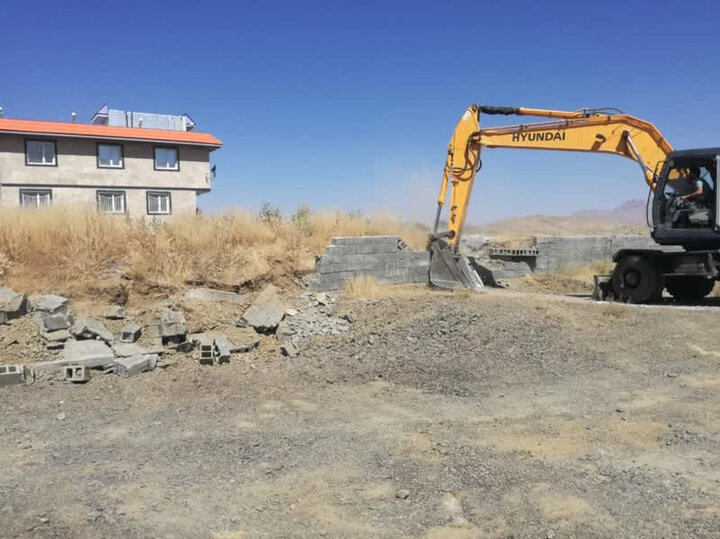 اراضی ملی در روستای آرزووج با رأی دادگاه رفع تصرف شد