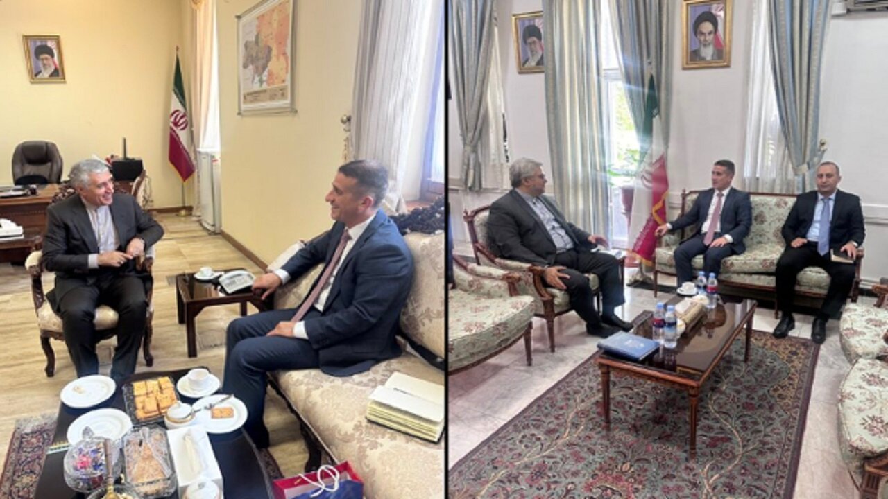سفير جمهورية أذربيجان في طهران يلتقي مع مسؤولي وزارة الخارجية الإيرانية