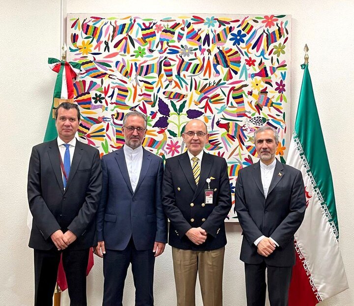 في الذكرى الستين للعلاقات الدبلوماسية..اجتماع مسؤولون من وزارتي خارجية إيران والمكسيك