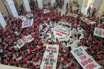 VIDEO: Protest against Netanyahu's visit to US capital