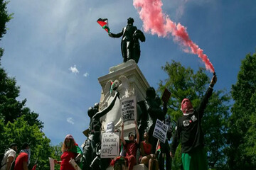 VIDEO: Palestine supporters protest in US congress