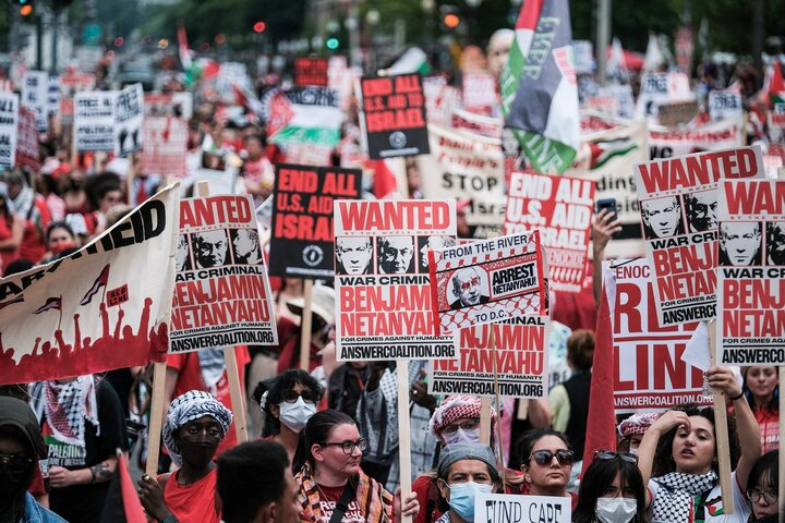 ABD'de Netanyahu protestosu ABD'de Netanyahu protestosu