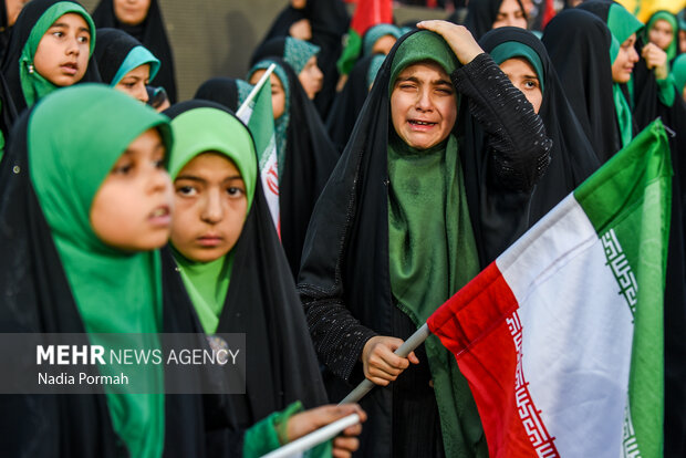 اجتماع دختران انقلاب در ورزشگاه آزادی