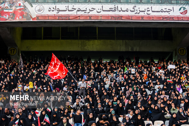 اجتماع دختران انقلاب در ورزشگاه آزادی