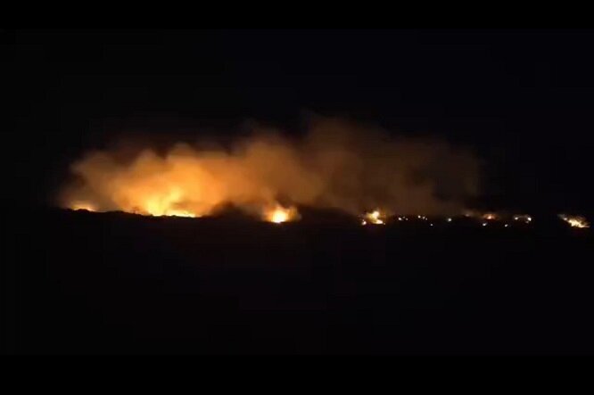 آتش سوزی در سایت پسماند بوشهر/ تیم‌های امدادی اعزام شدند