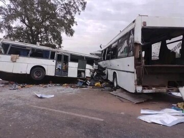 تصادف اتوبوس در مرکز مالی ۱۶ کشته برجای گذاشت