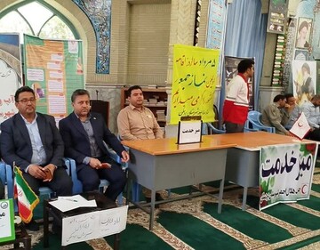 برپایی میز خدمت در نماز جمعه شهرستان بردسکن