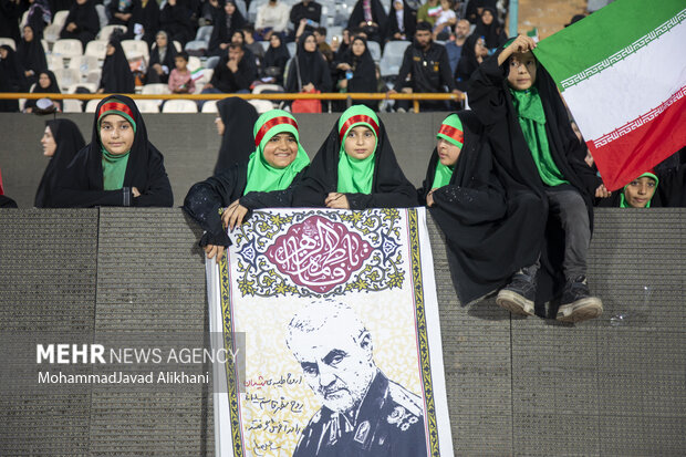 اجتماع مردمی دختران انقلاب در ورزشگاه آزادی