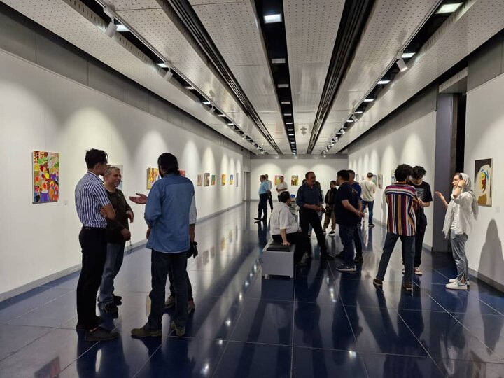 نمایشگاه نقاشیهای میلاد جلیلی در ملت افتتاح شد نمایشگاه نقاشیهای میلاد جلیلی در ملت افتتاح شد