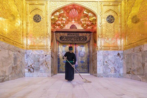 Hazrat Abbas holy shrine closed for washing (+photos)