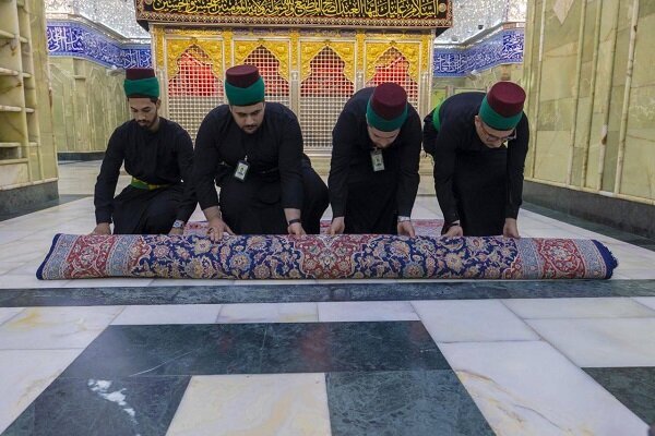 Hazrat Abbas holy shrine closed for washing (+photos)