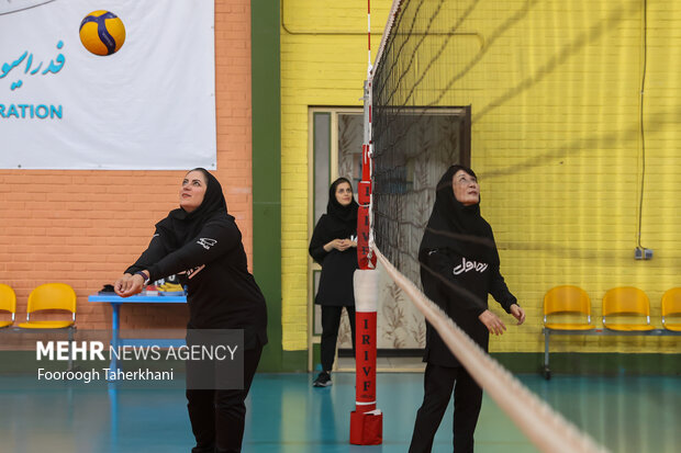 تمرین تیم ملی بانوان ایران پیش از اعزام به مسابقات آسیای مرکزی