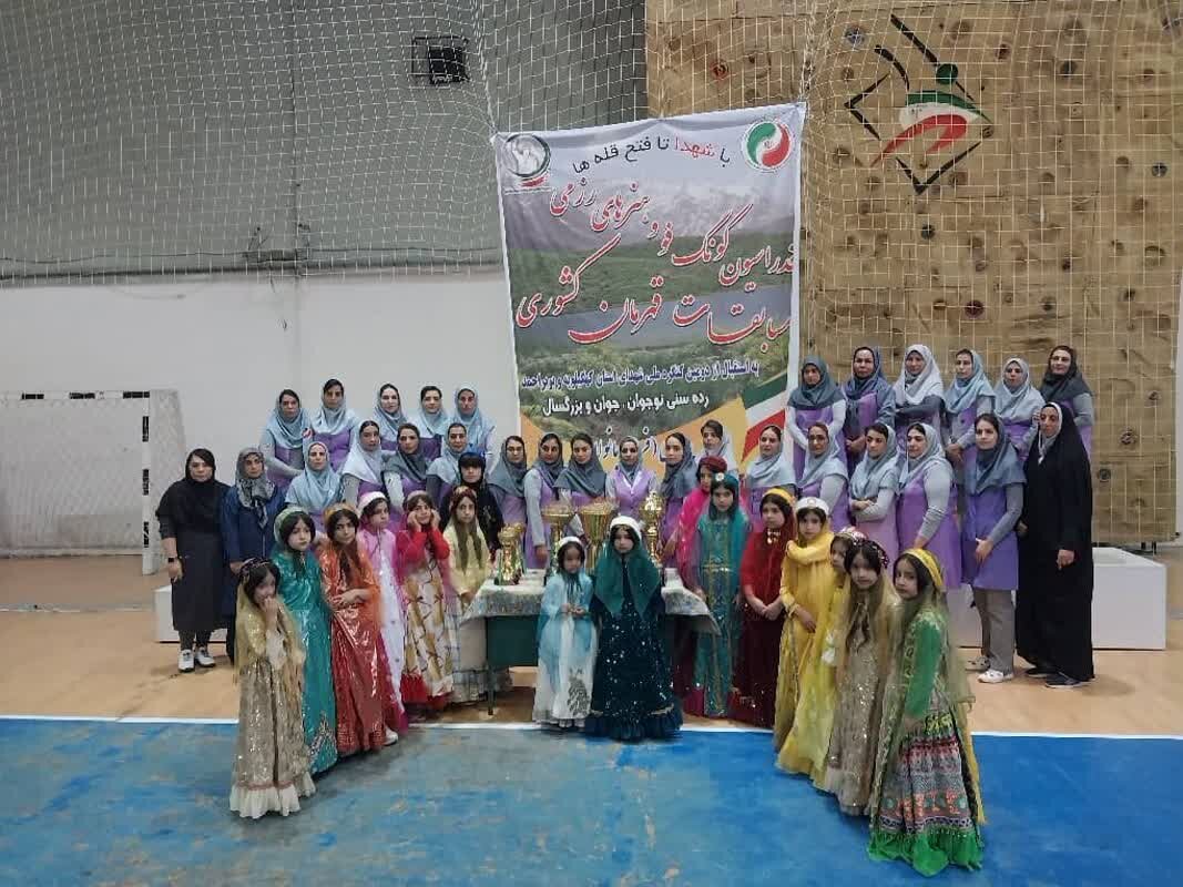 بانوان کونگ فو کار استان بوشهر ۳ مدالهای قهرمانی کشور کسب کردند