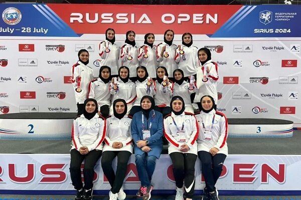 Iranian female karatekas shine on 1st day of Russian C’ships