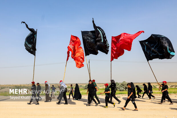 کاروان پیاده‌روی اربعین «عشاق الحسین رامشیر»