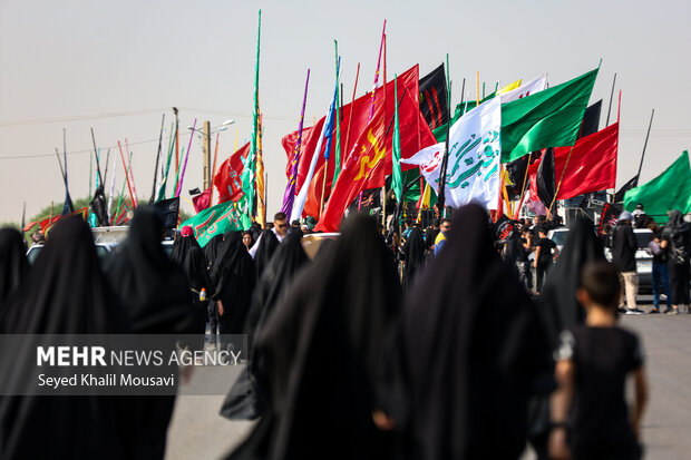 کاروان پیاده‌روی اربعین «عشاق الحسین رامشیر»