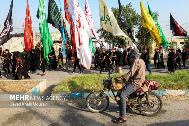 کاروان پیاده‌روی اربعین «عشاق الحسین رامشیر»