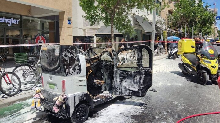 Car explosion reported in Tel Aviv