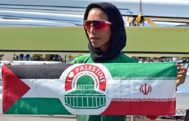 İranlı milli sporcu Zeynep Nevruzi'den Filistin'e destek