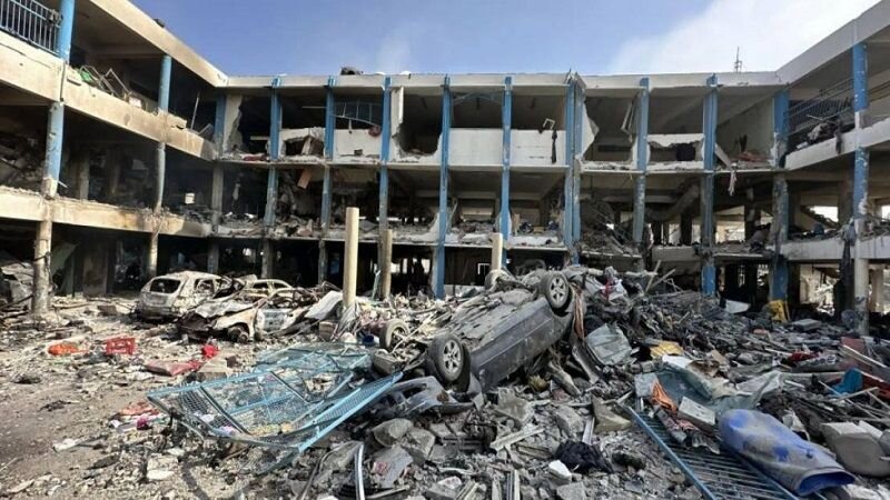 بمباران وحشیانه مناطق مسکونی نوار غزه