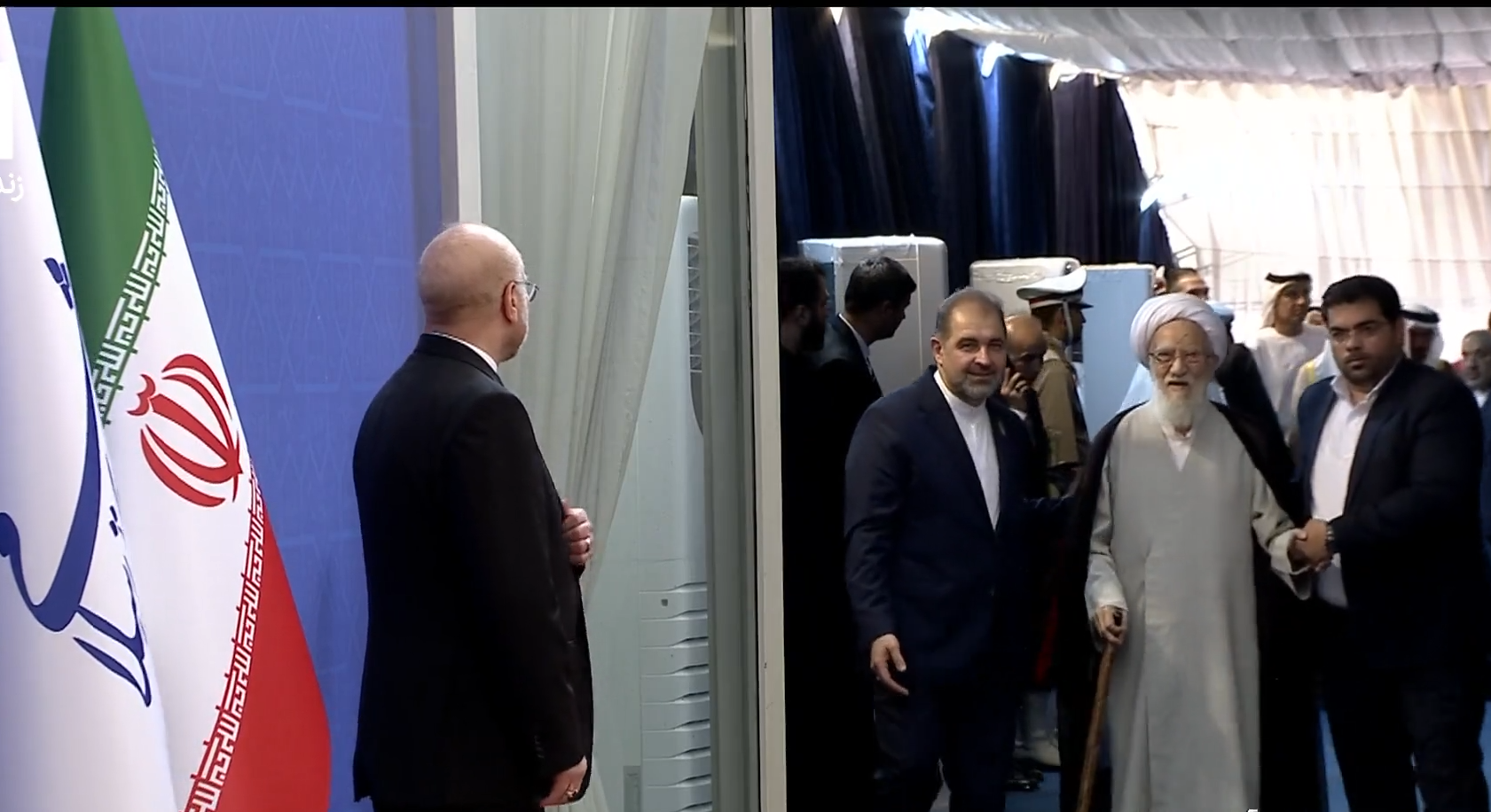رئیس مجلس خبرگان رهبری وارد مجلس شورای اسلامی شد