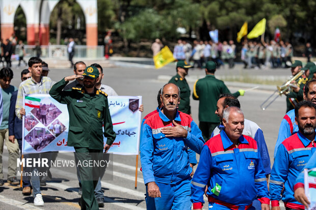 رزمایش «جهادگران فاطمی ۴» در تبریز