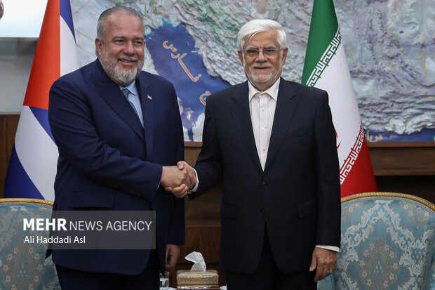 
Iran VP Aref meeting with Cuba’s Prime Minister