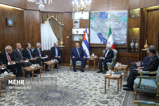 
Iran VP Aref meeting with Cuba’s Prime Minister