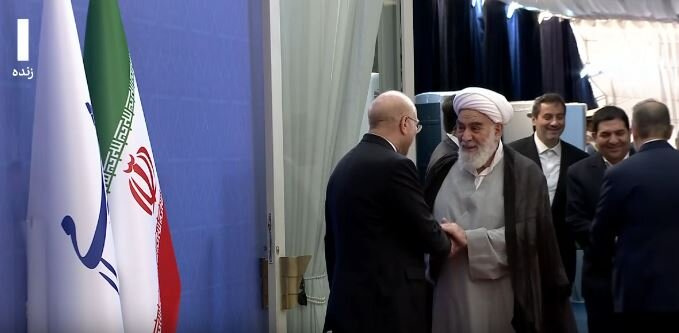 رئیس دفتر مقام معظم رهبری وارد مجلس شورای اسلامی شدند