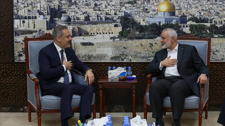 Haniyeh symbol of Palestinian resistance: Turkish FM