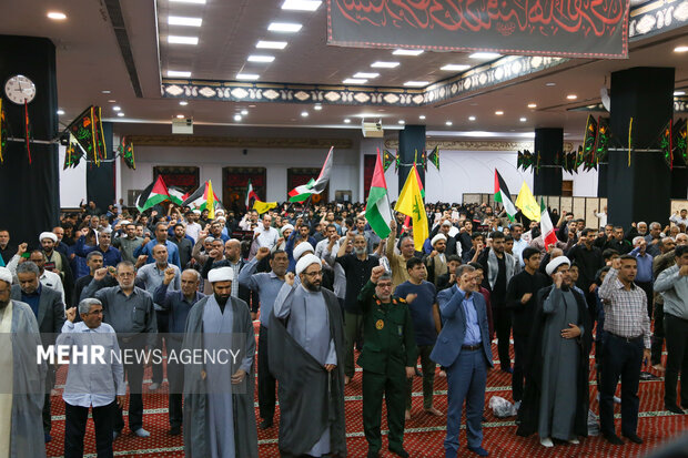 اجتماع مردم بندرعباس در محکومیت ترور اسماعیل هنیه