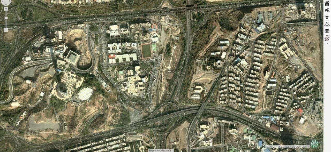 تصاویر ماهواره‌ای شهر تهران منتشر شد