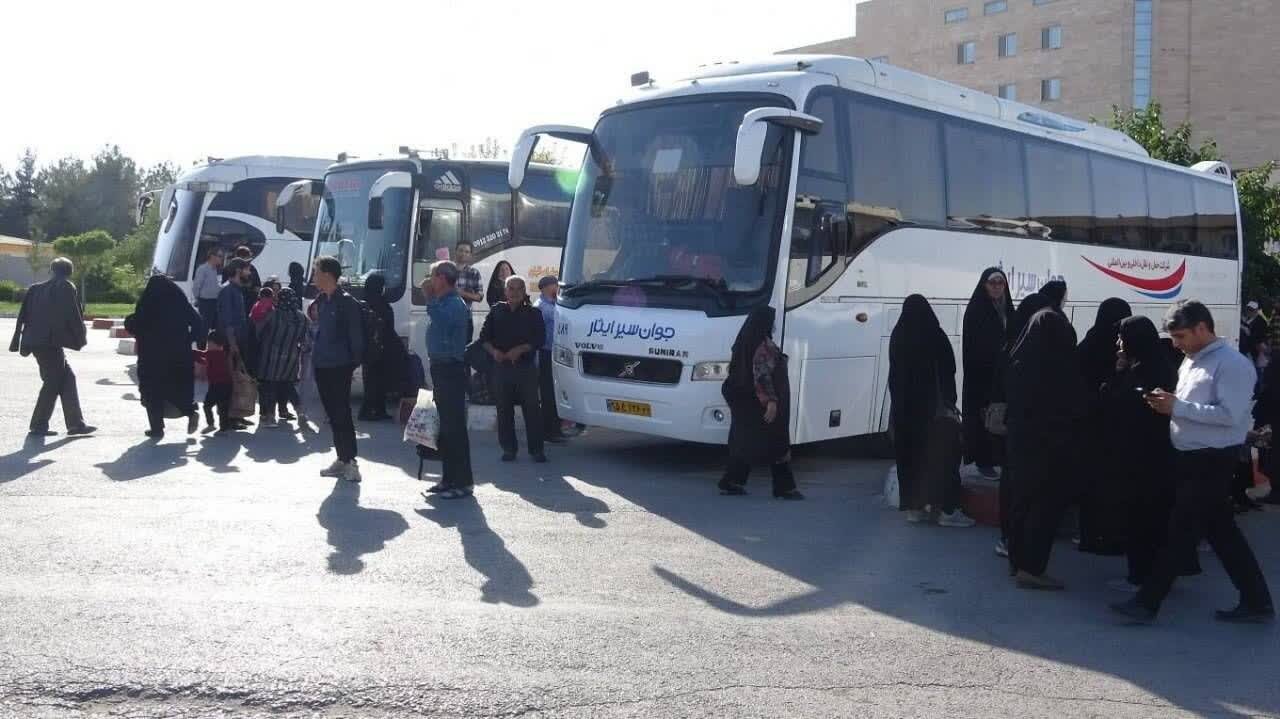 آمادگی ۶۰ دستگاه اتوبوس برای اعزام زائران اربعین خراسان شمالی