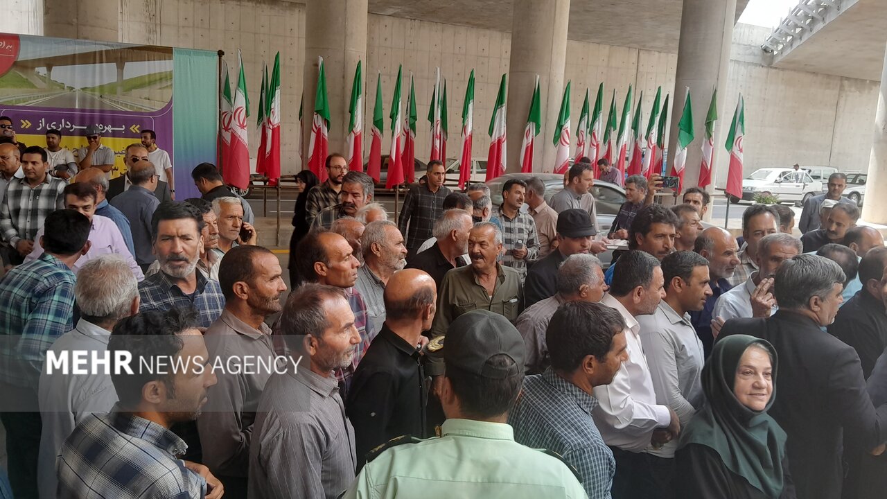 کیلومتر ۳ تا ۷ ابَرپرژه حلقه چهارم ترافیکی اصفهان افتتاح شد