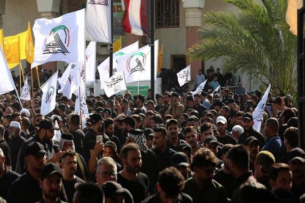 مراسم تشییع شهدای حشد شعبی در عراق+تصاویر