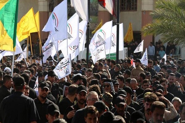 مراسم تشییع شهدای حشد شعبی در عراق+تصاویر